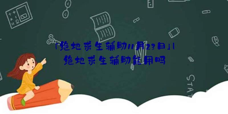 「绝地求生辅助11月23日」|绝地求生辅助能用吗